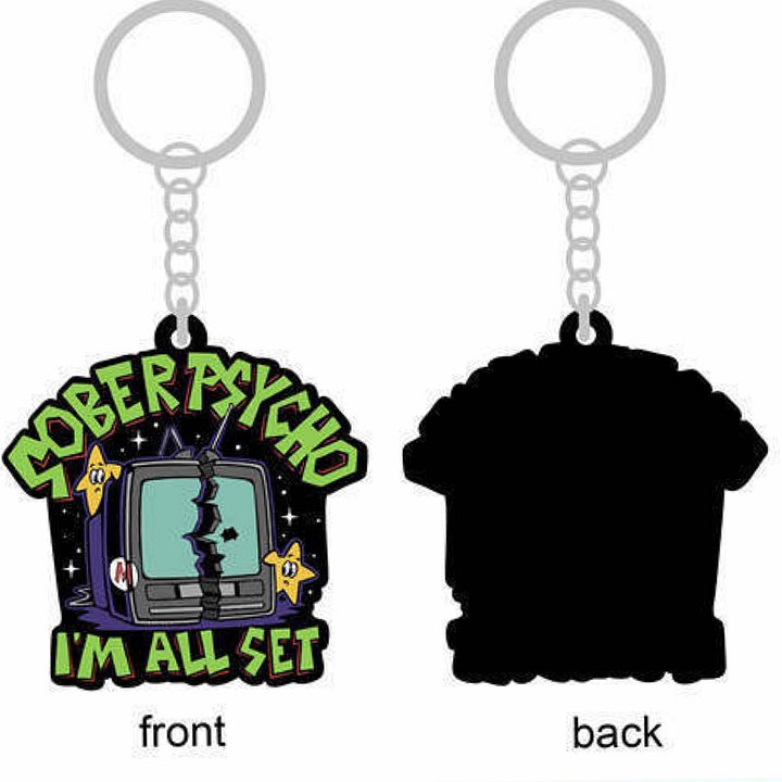 I'm All Set Rubber Keychain product image (1)