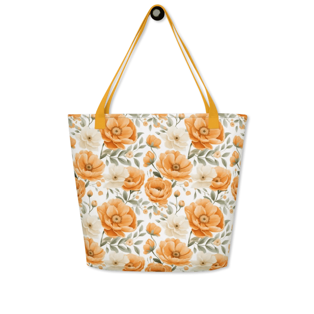 Just Peachy Floral Tote Bag product image (4)