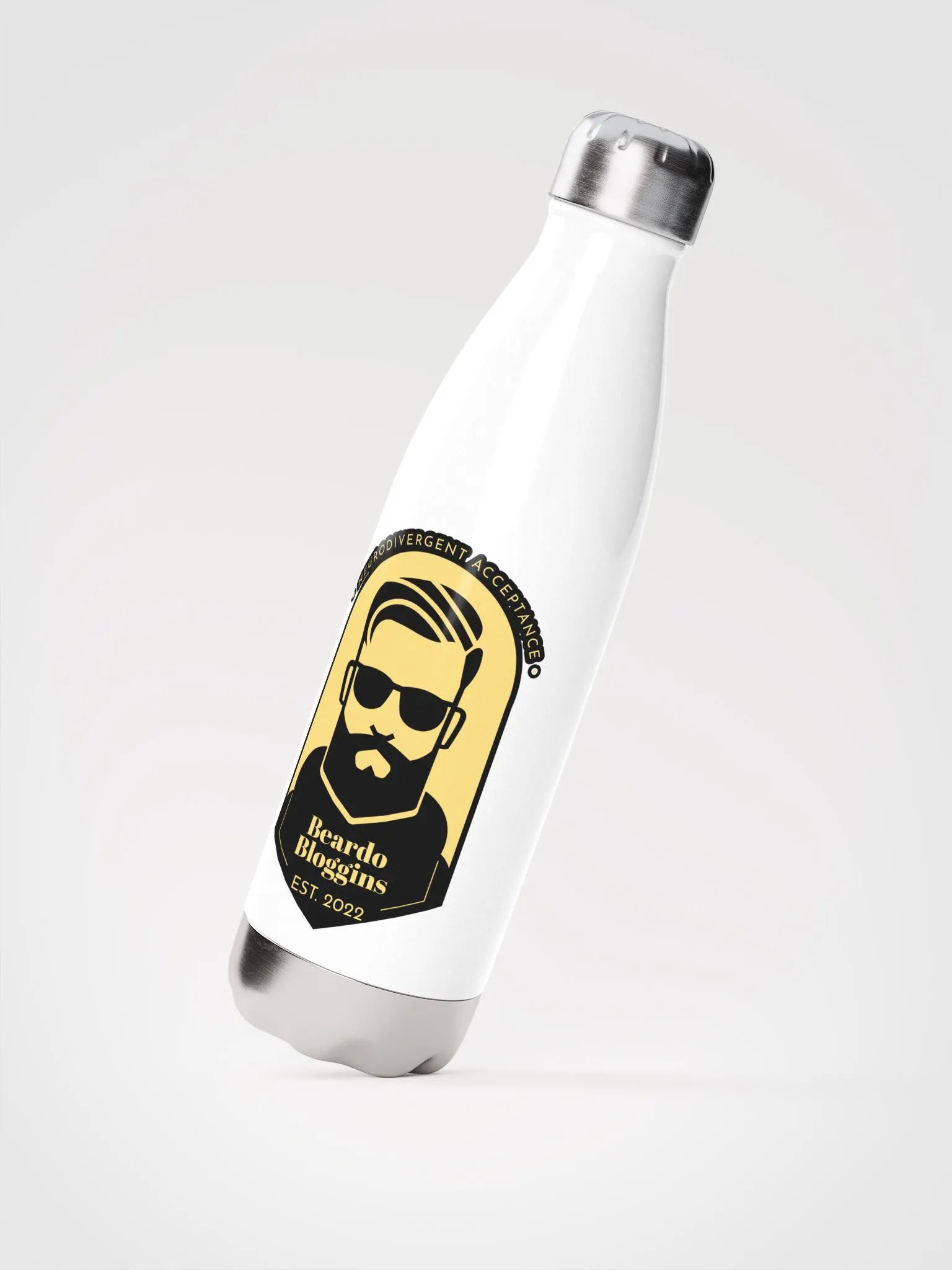 Neurodivergent Acceptance Stainless Steel Water Bottle product image (2)