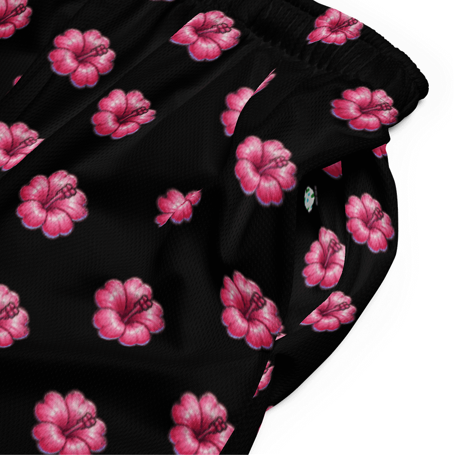 NRG Cherry Blossom Athletic Shorts (Black) product image (5)