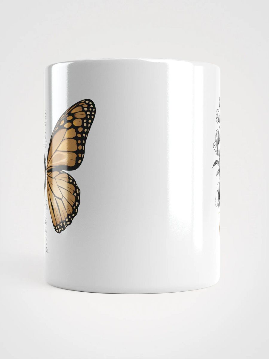 Butterfly Flower Good Things Take Time Mug product image (13)