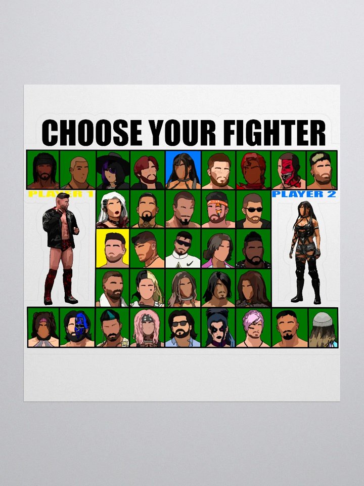 PEPW Choose Your Fighter MVH vs Katlyn Sticker product image (1)