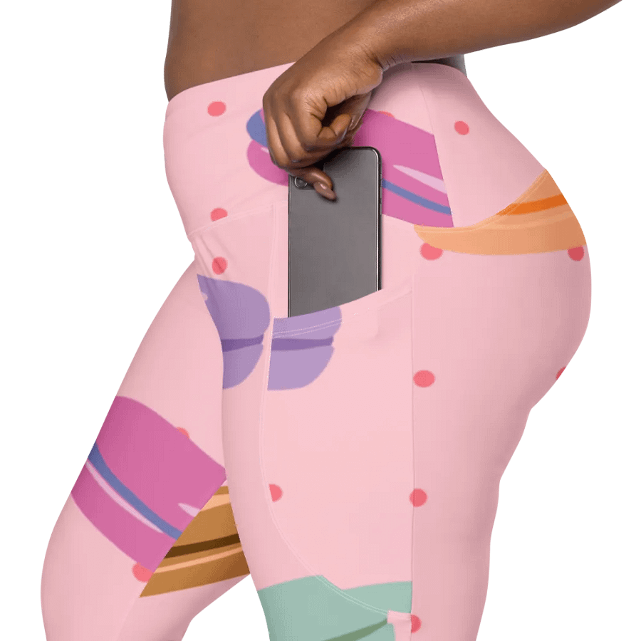 Macaron Madness Pocket Leggings product image (8)