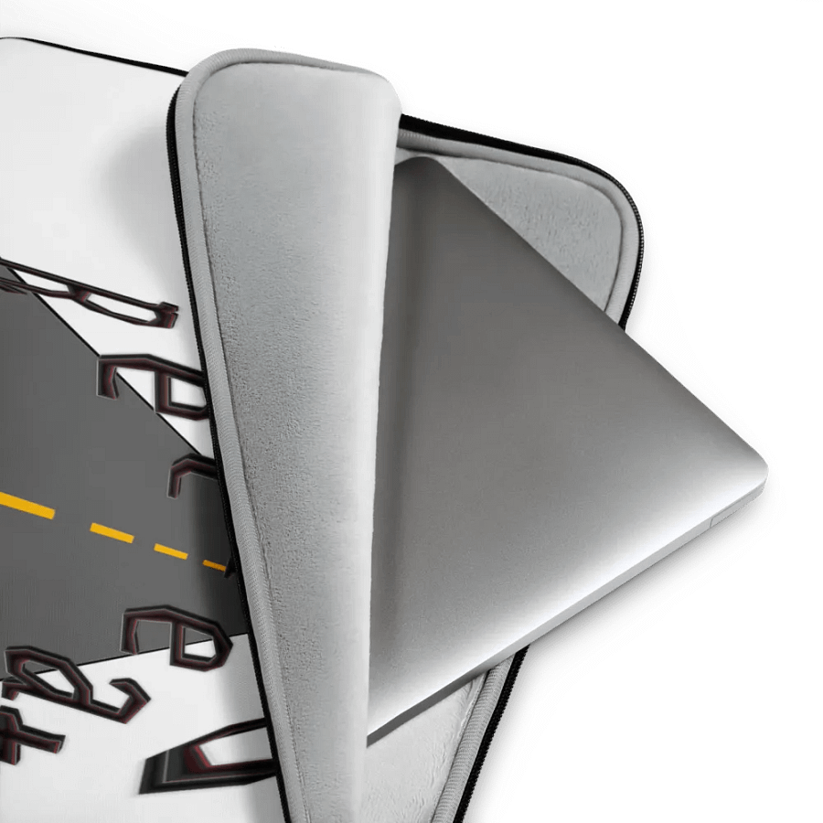 No Retreat - White - Laptop Sleeve product image (3)