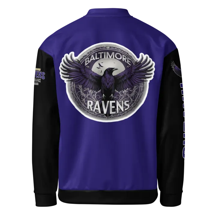 Baltimore Ravens | Fierce Winged Varsity Bomber Jacket | NFL Home Locker product image (2)