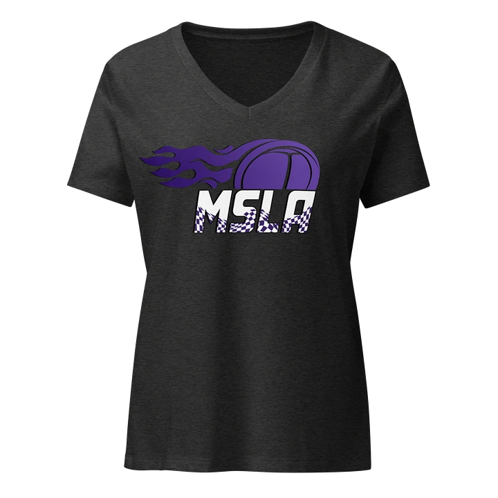 MSLA Purple Women's V-Neck product image (1)