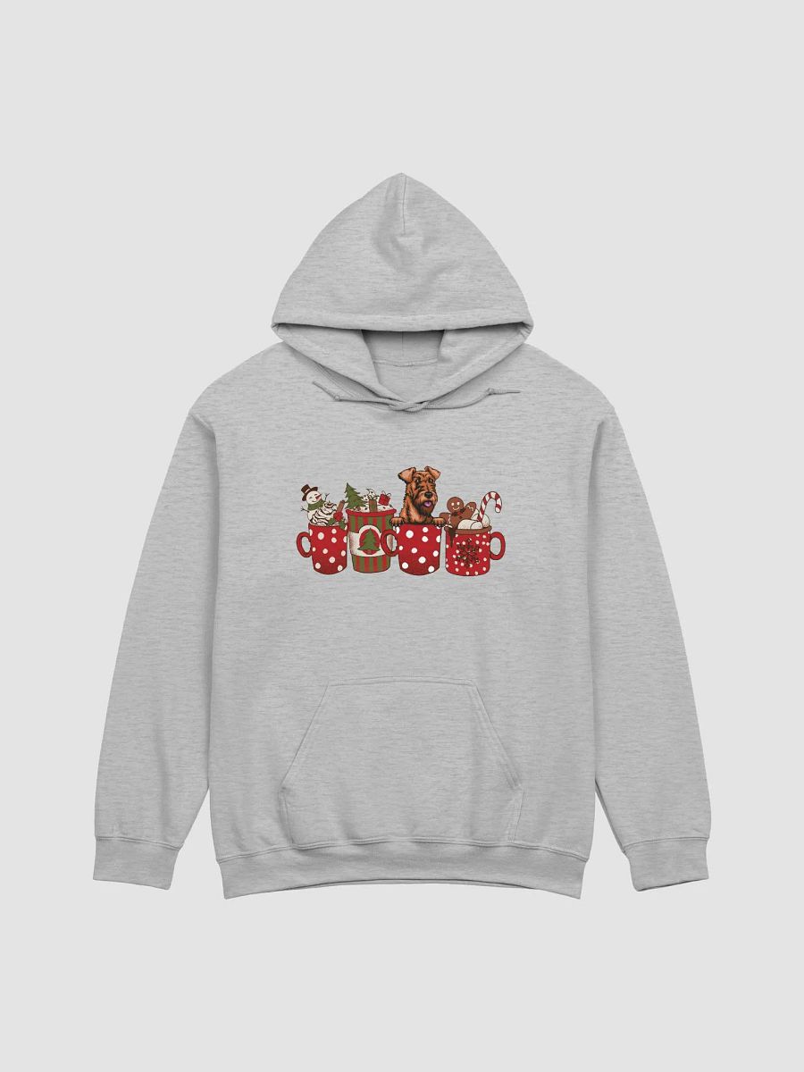 Cute Irish Terrier in a Christmas Cup Hooded Sweatshirt | Funny Christmas Pup in a Cup product image (24)