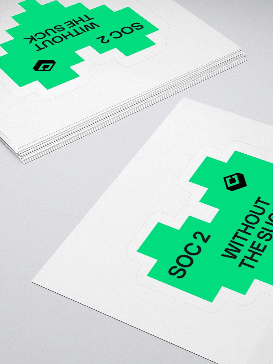 SOC 2 Without The Suck Kiss Cut Stickers product image (4)
