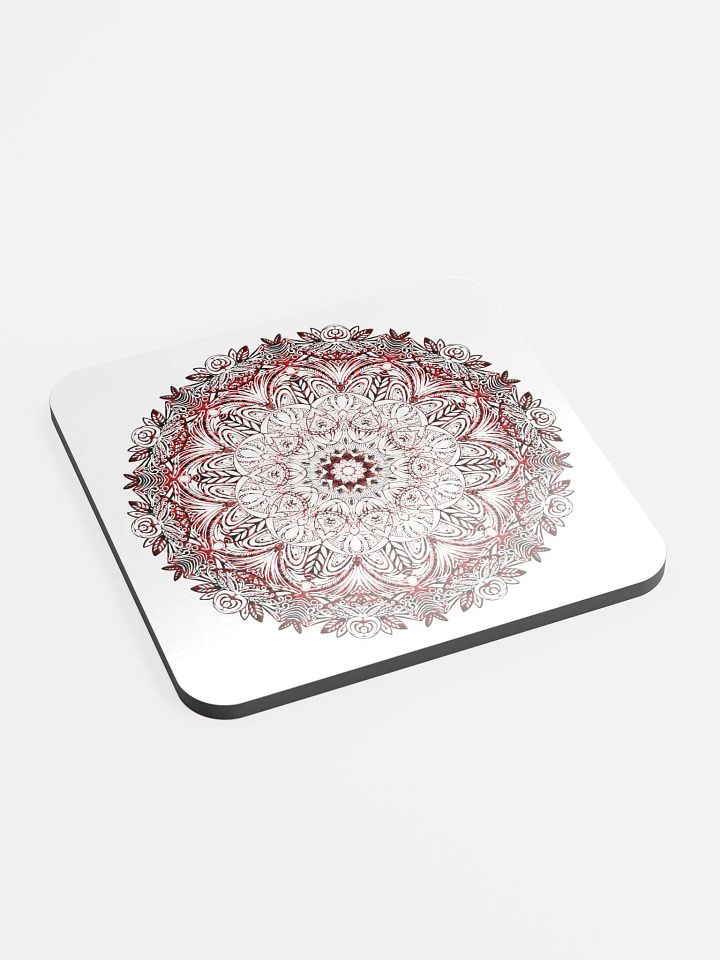 Mandala Harmony Glossed Cork Coaster product image (2)
