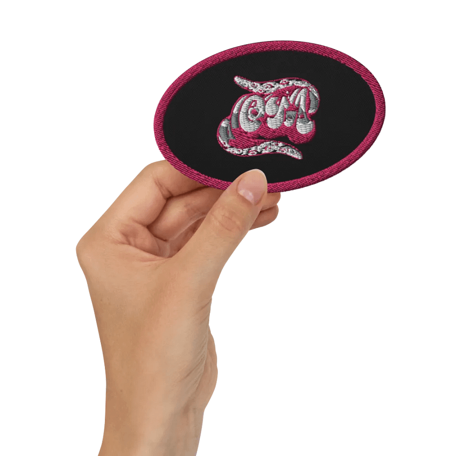 Octoling Media Interconnected Emblem Embroidered Patch product image (2)
