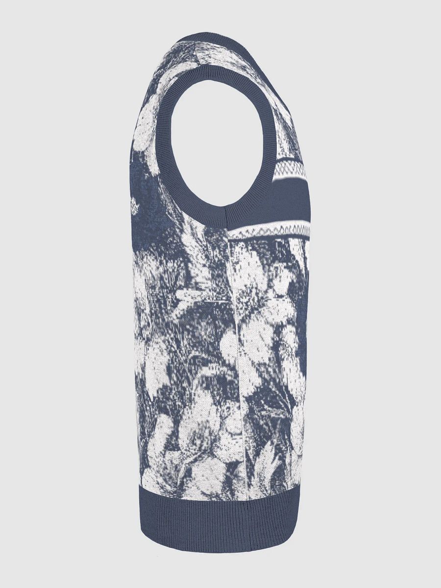 Floral Bliss II Knitted V-Neck Vest product image (5)