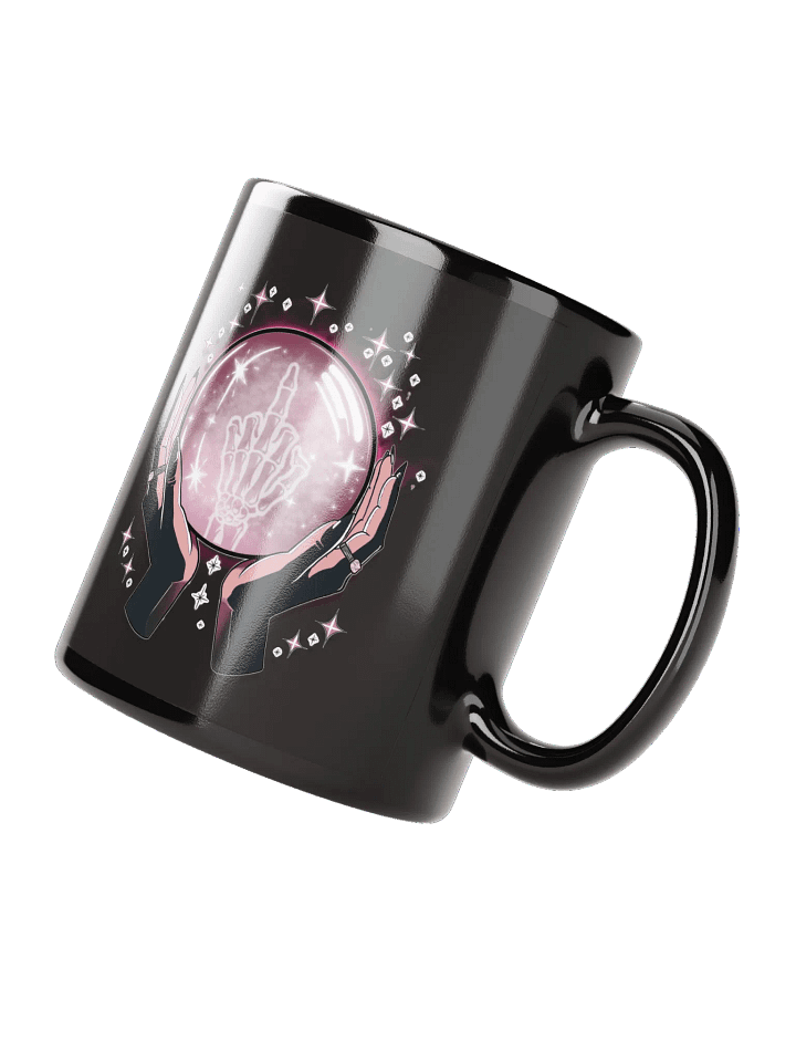 Crystal Visions Black Ceramic Mug - UNCENSORED product image (2)
