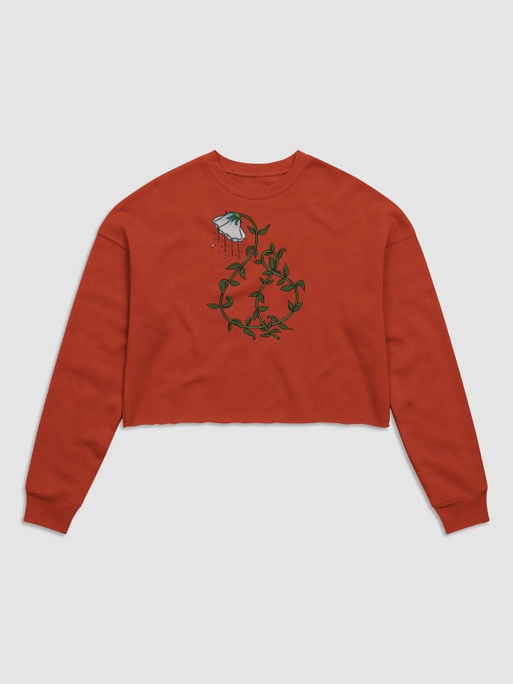 Crystal Bloom Cropped Sweater product image (1)