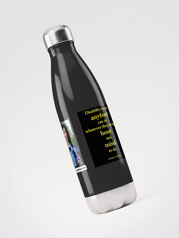 Stainless Steel Water Bottle with Quote 2 product image (1)