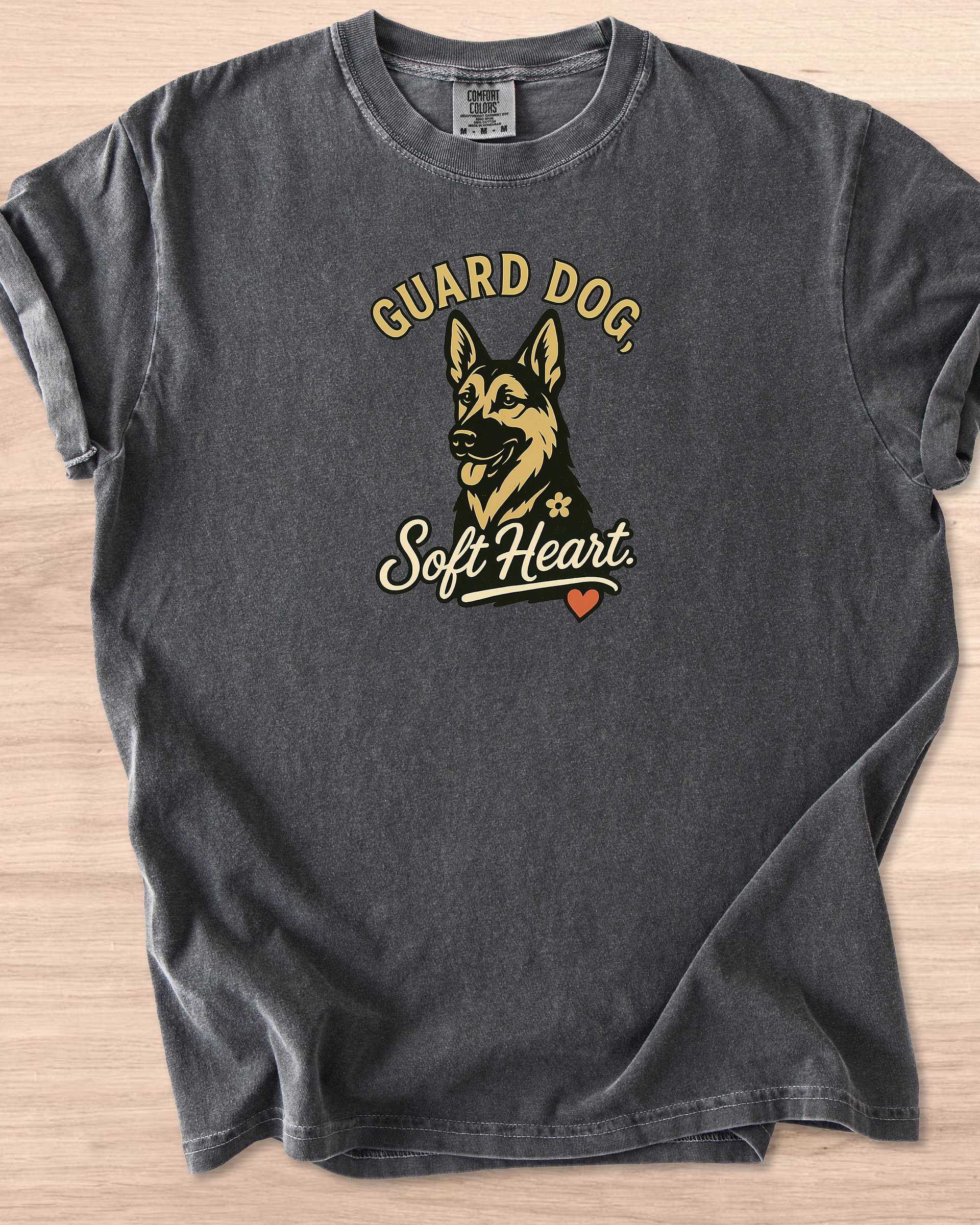 Guard Dog Soft Heart (German Shepherd) Tee product image (85)