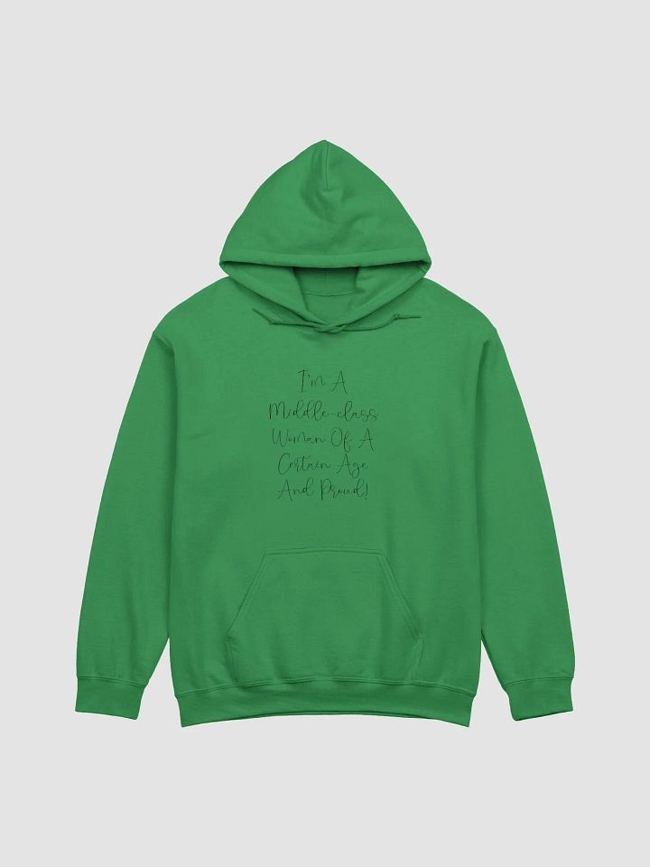 Middle-Class Woman Of A Certain Age - Light Colours/Fancy Font Hoodie product image (1)