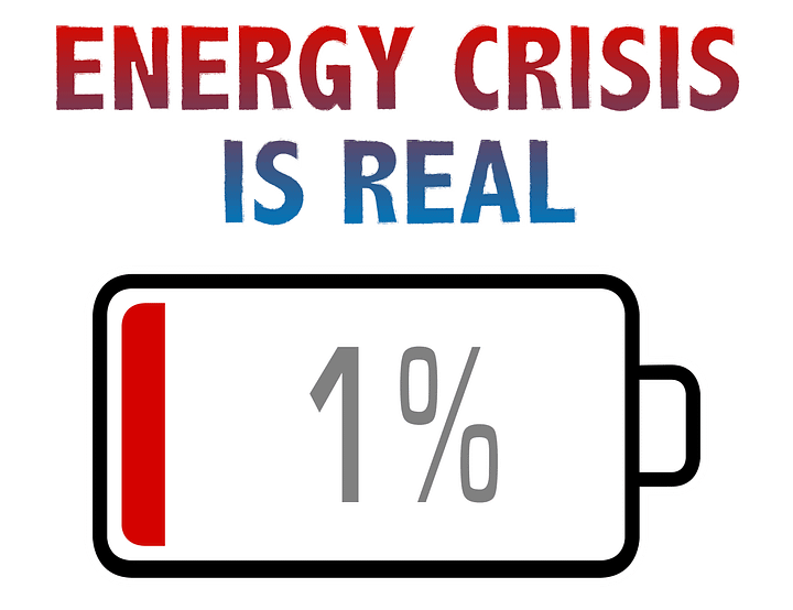 Energy Crisis is Real with Battery at 1% T-Shirt product image (2)