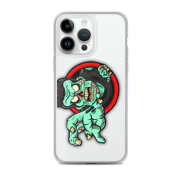 Glowing Zombie iPhone® MagSafe® Clear Case product image (2)