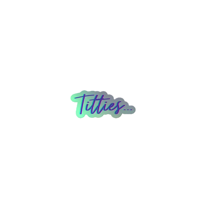 Holo Tatas Sticker product image (1)
