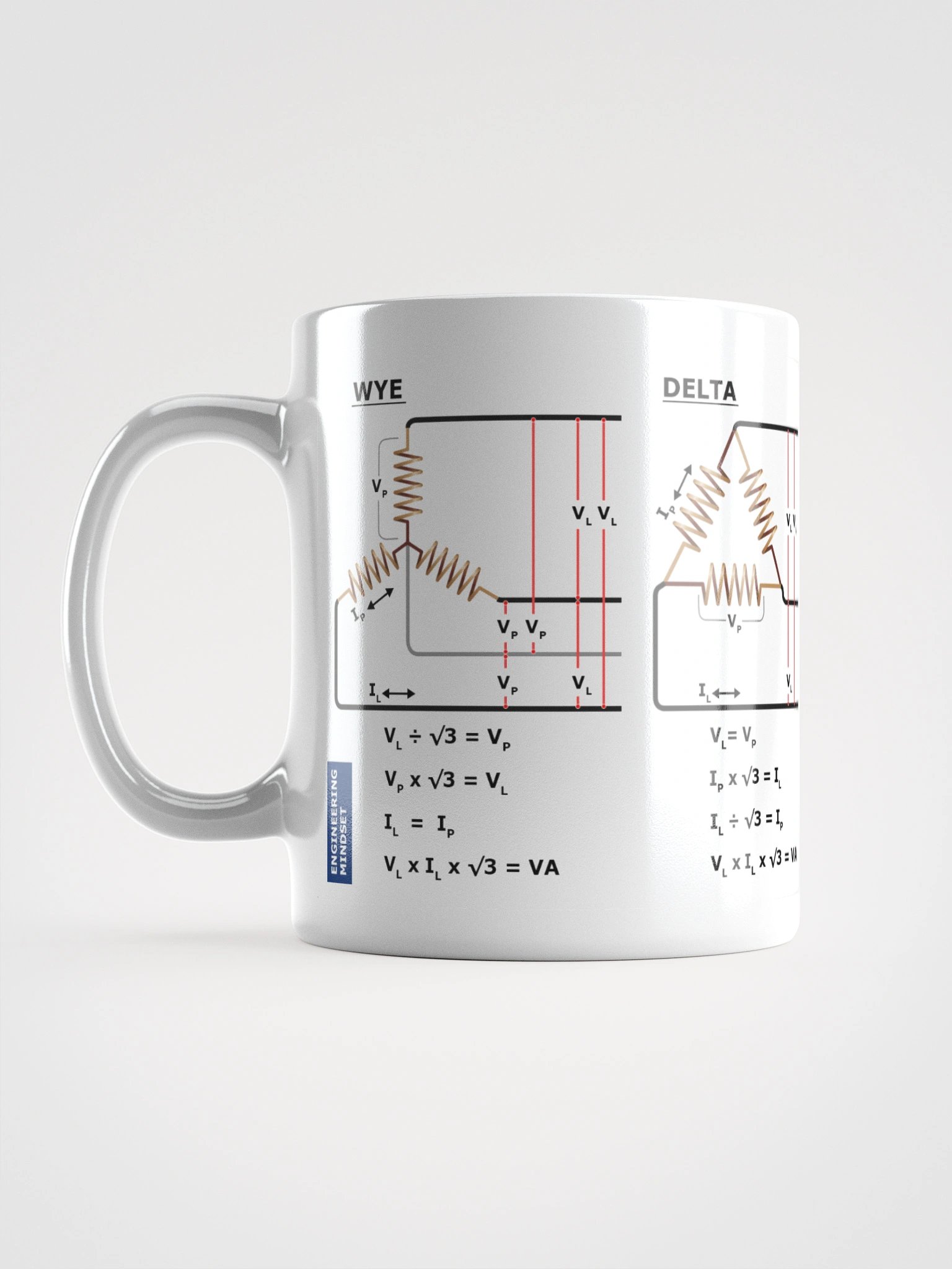 3 Phase Transformer Mug - White product image (16)