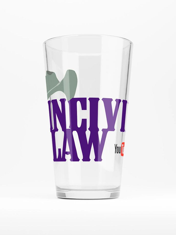 Uncivil Law Pint Glass product image (1)