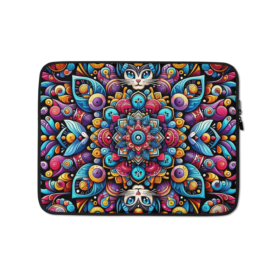 Laptop Sleeve: Cat Pattern product image (1)