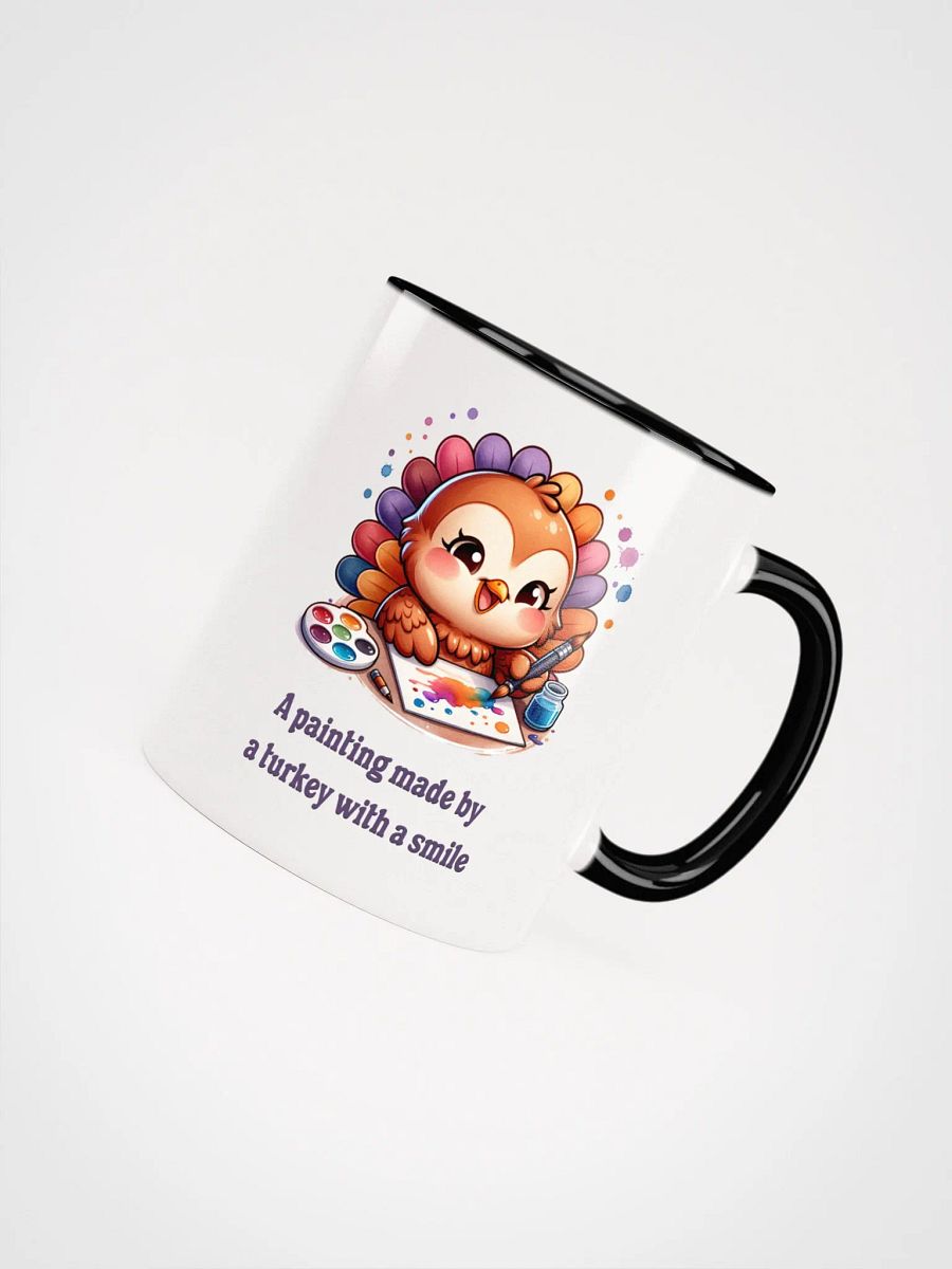 A Painting Made By A Turkey With A Smile Mug product image (13)