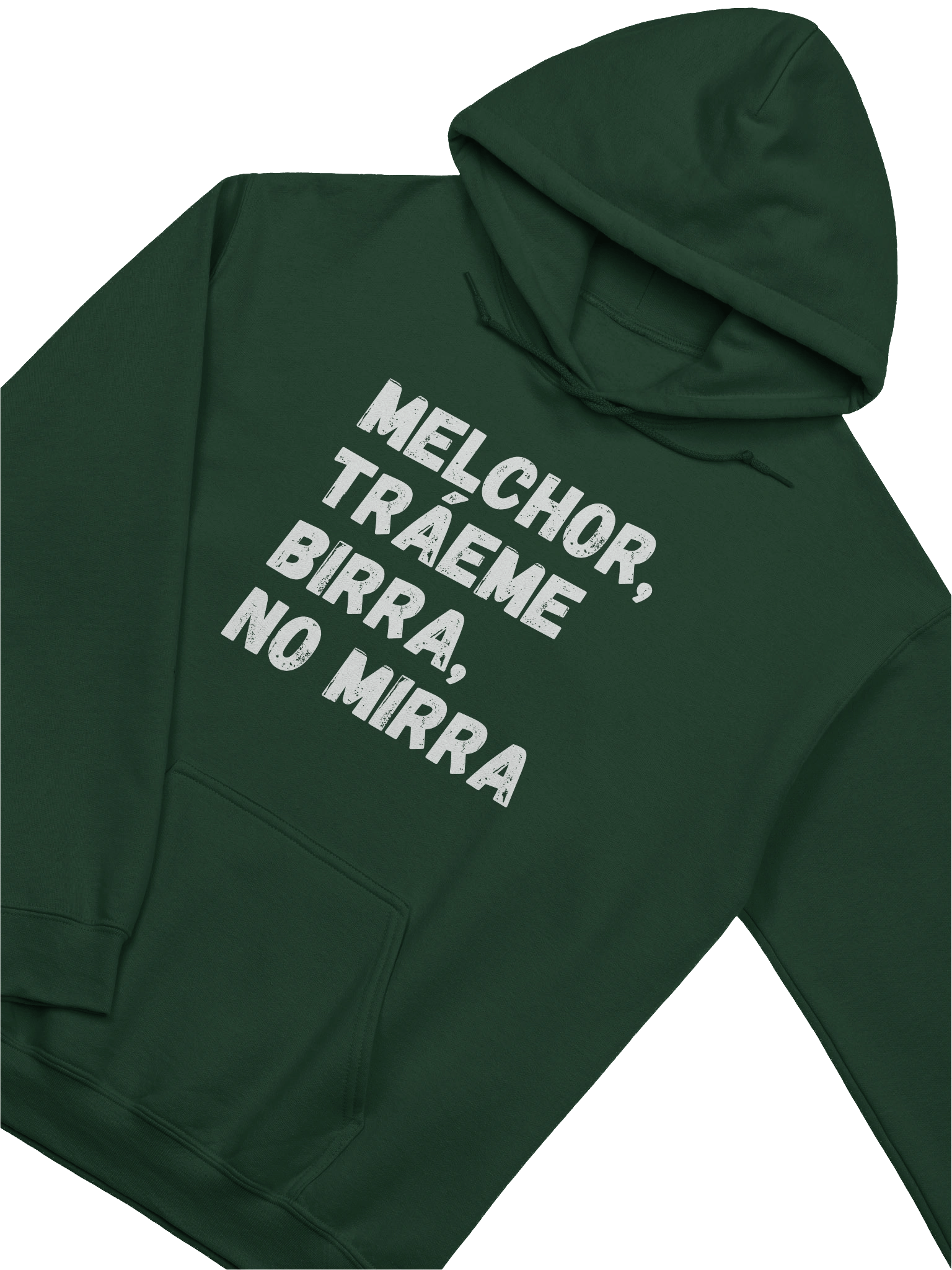 Melchor, Tráeme Birra, No Mirra Hoodie Unisex product image (4)