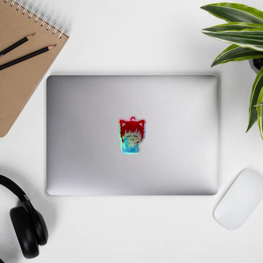 Sleepy Void Kitty - Holographic Sticker product image (9)