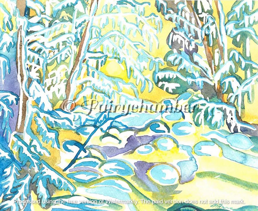 Whispers Of Winter Original Painting product image (1)