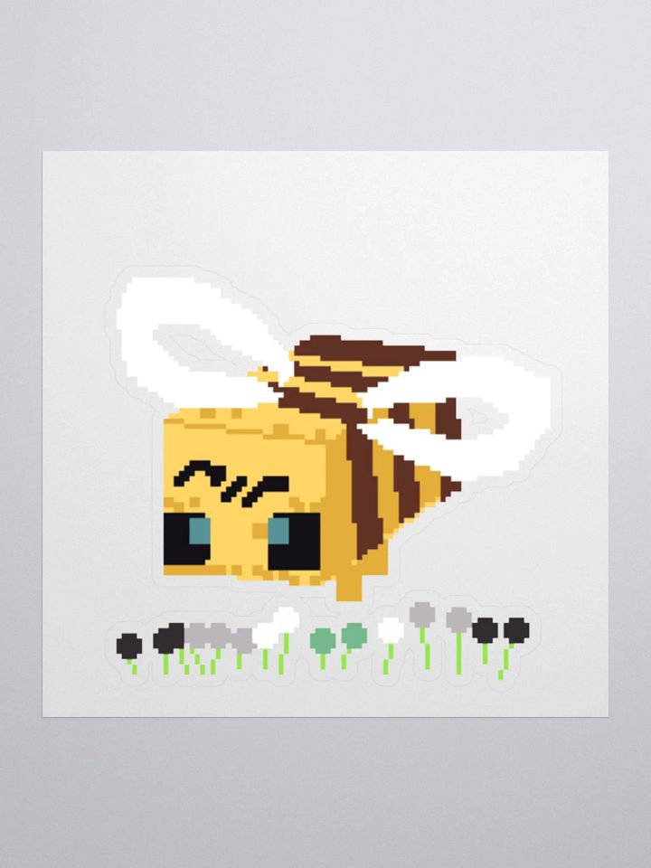 Minecraft bee sticker (agender) product image (1)