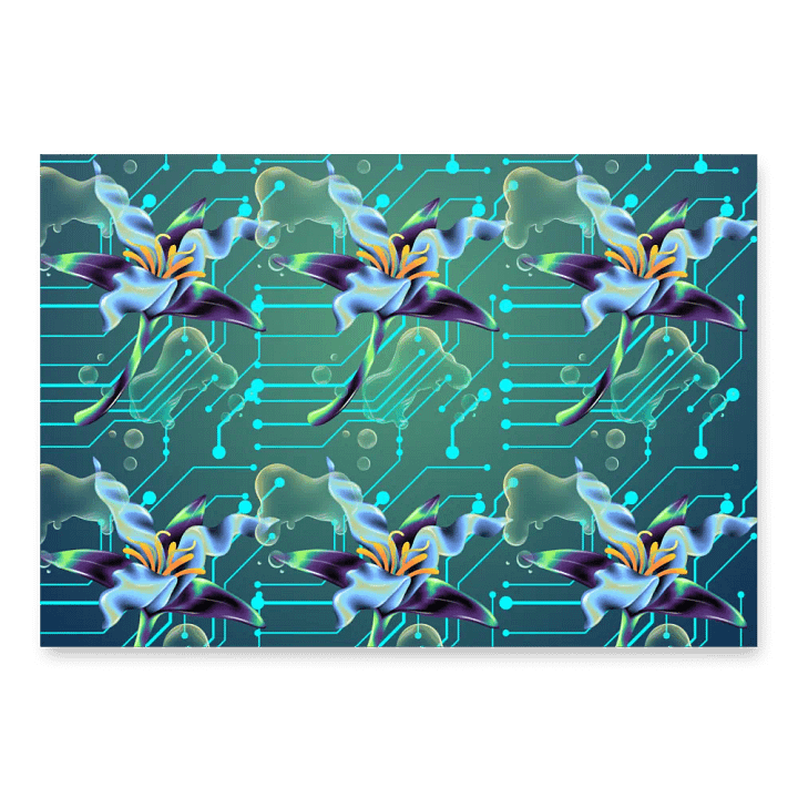 Stylish meta design wrapping paper product image (1)