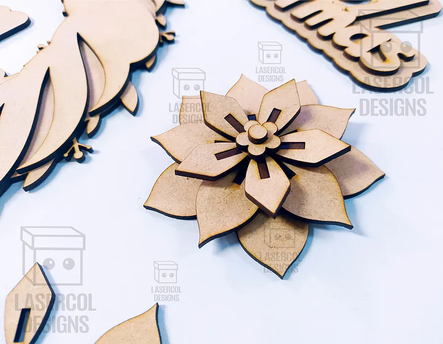 Christmas Wreath - Laser Cut Files product image (7)