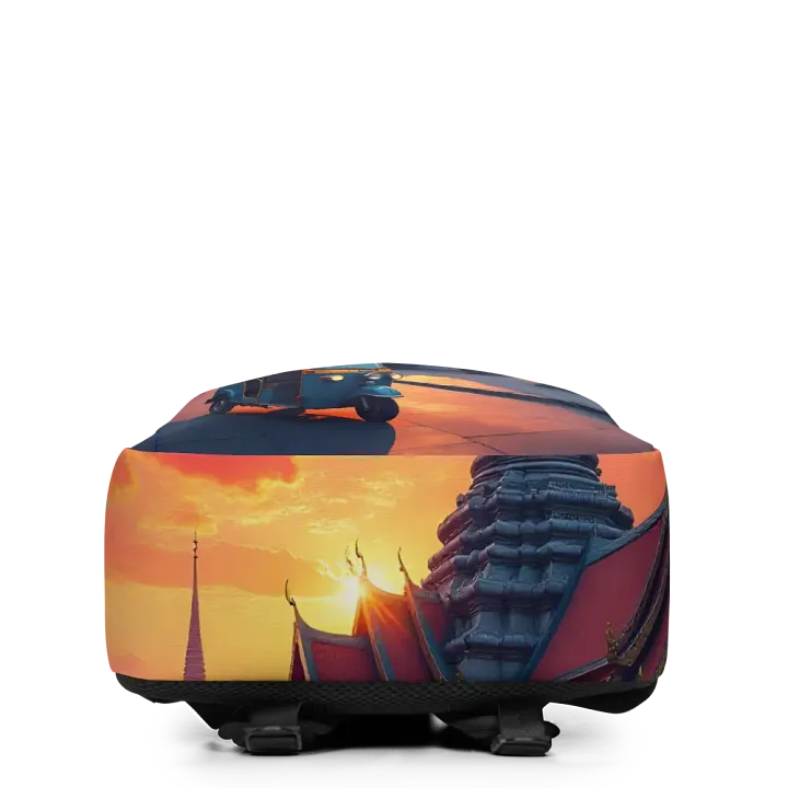 Tuk-Tuk at Sunset Near Thai Temple Backpack product image (2)