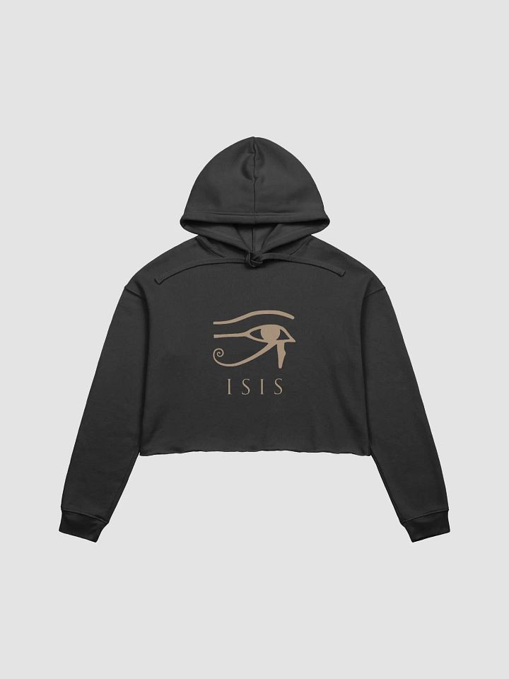 Isis Multicolor Crop Top Fleece Hoodie Fitness Training product image (1)