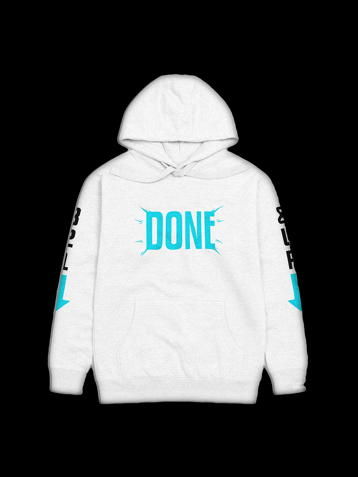 'DONE' Blue Hoodie - Lights product image (1)