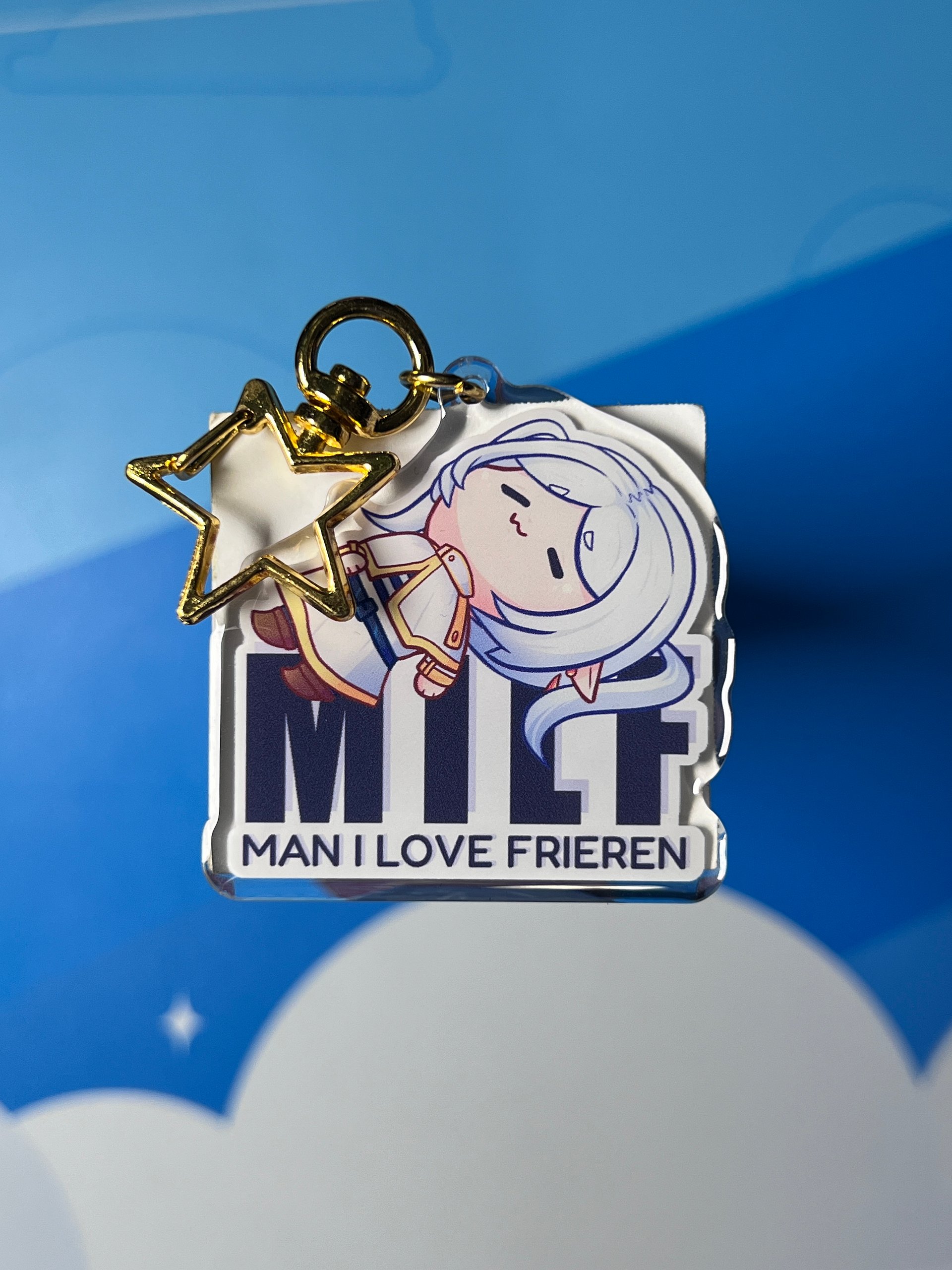 MILF Man I Love Frieren - Epoxy Charm product image (1)