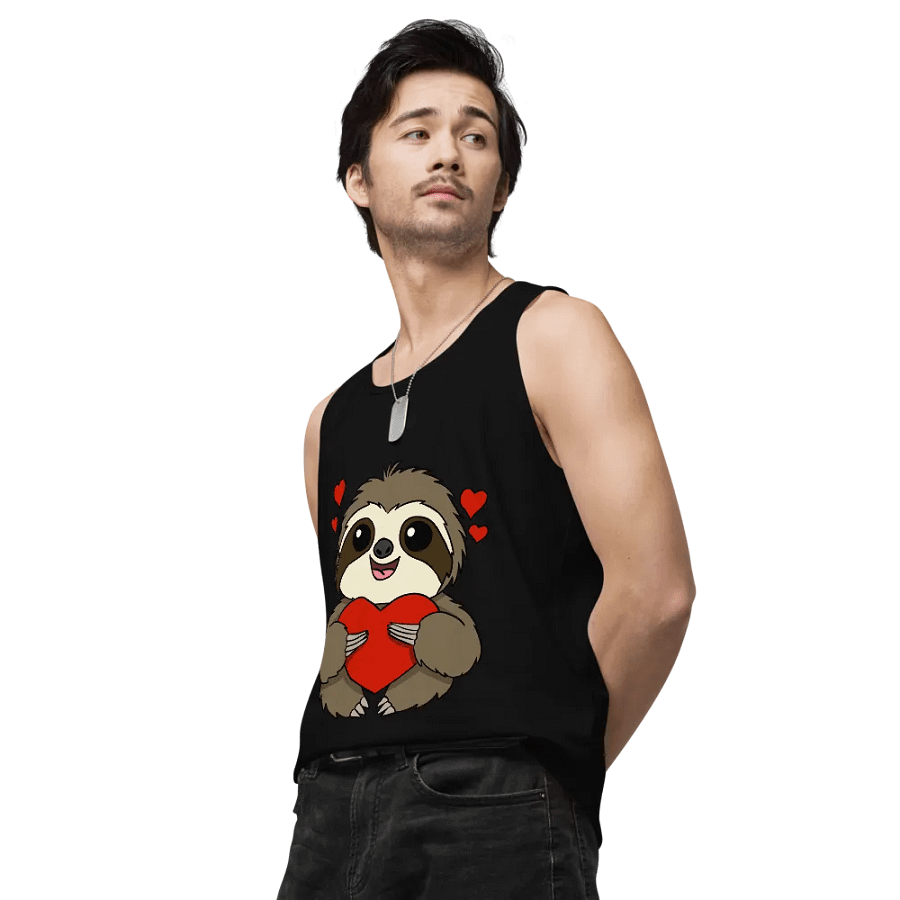 Mens Tank top - Heart product image (11)
