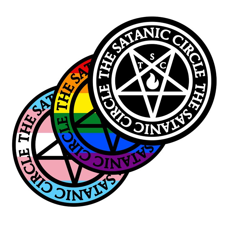 The Satanic Circle - 3 Sticker Pack - (5 in.) product image (1)