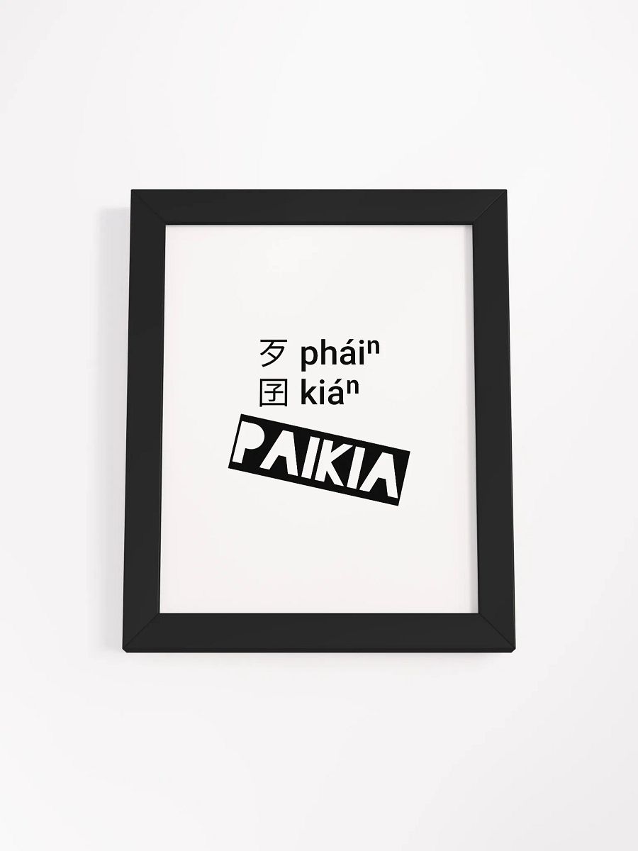 PAIKIA Bold Chinese Characters Poster product image (81)