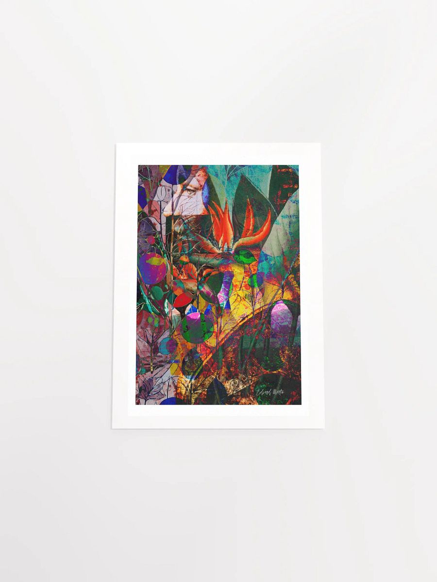 'In the Garden of Wonders' by Edward Martin: Mixed Media Collage Print product image (5)