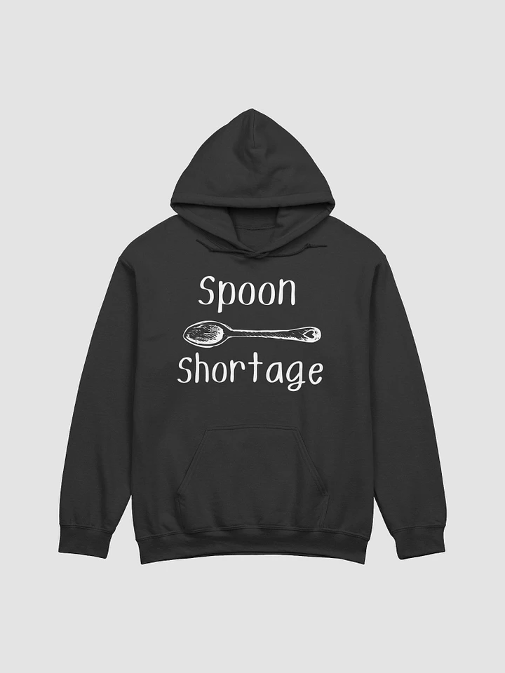 Spoon Shortage Hoodie- White Print product image (6)