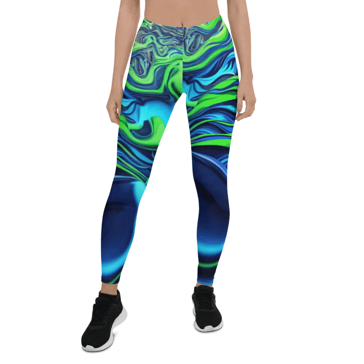 Aqua Swirl Allure Leggings product image (1)
