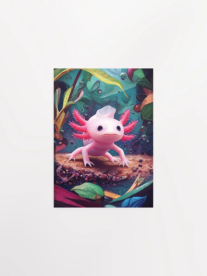 Axolotl the Underwater Dreamer Poster product image (7)
