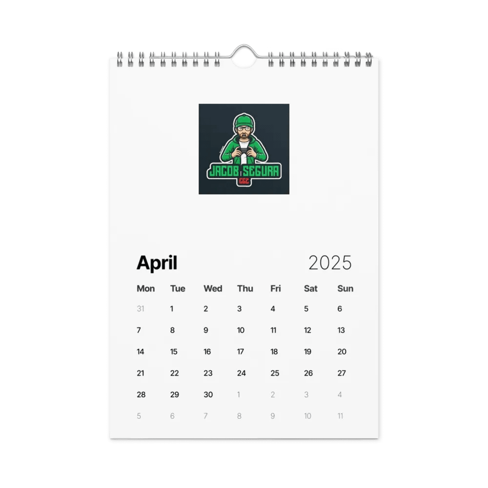 Jacob segura CGZ 2025 Calendar product image (1)