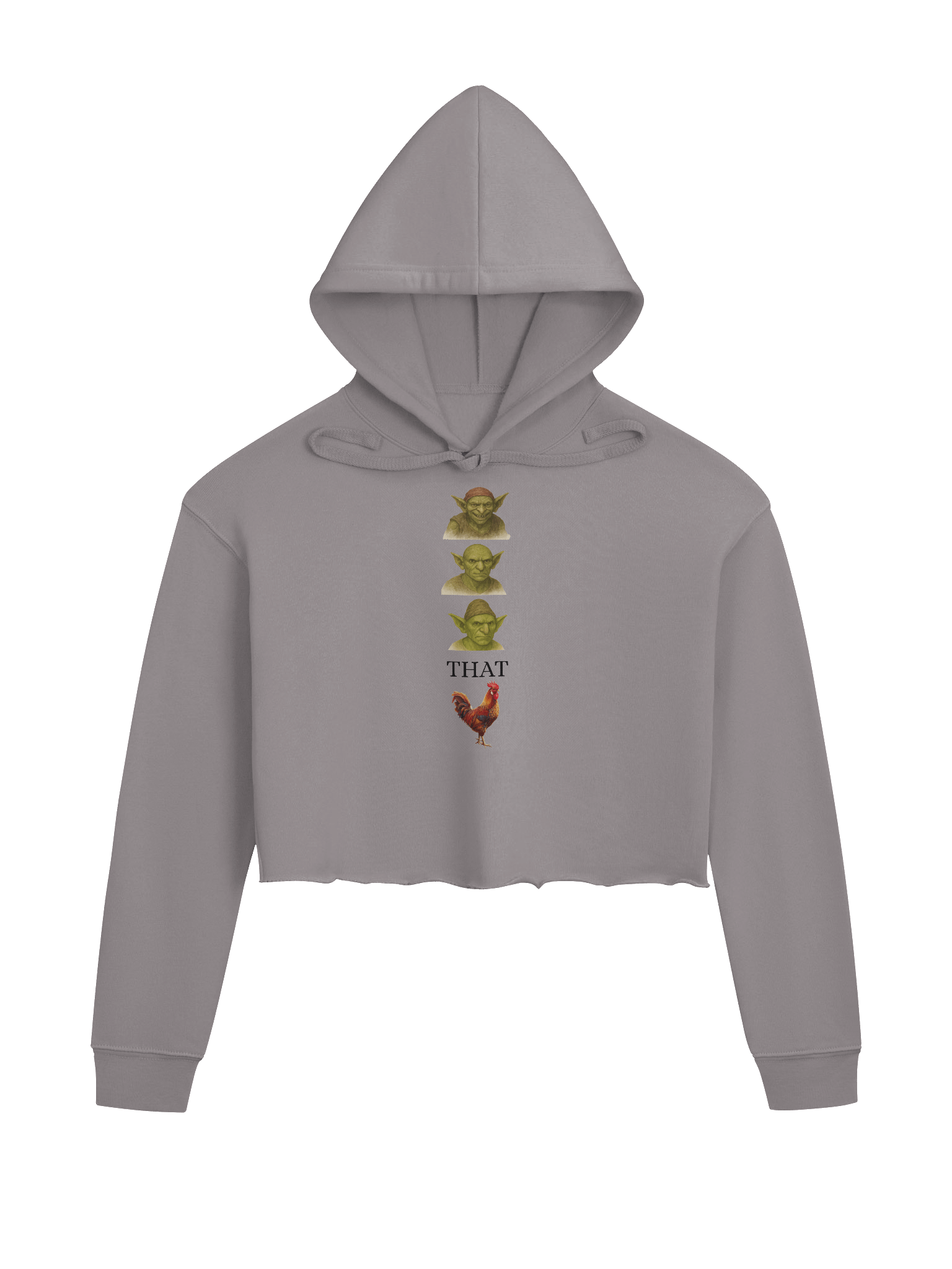 Goblin, Goblin, Goblin, THAT C@#! Crop Hoodie product image (1)