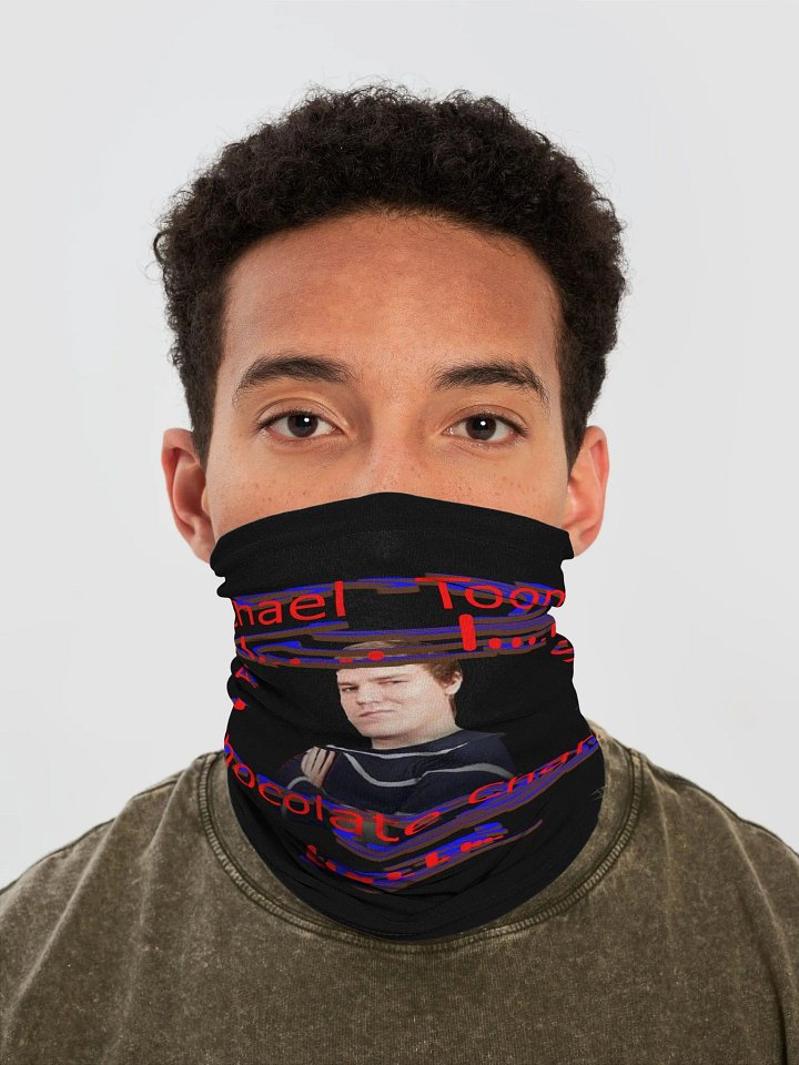 Michael Toomey As Chocolate Charlie 00 - Black Neck Gaiter product image (1)