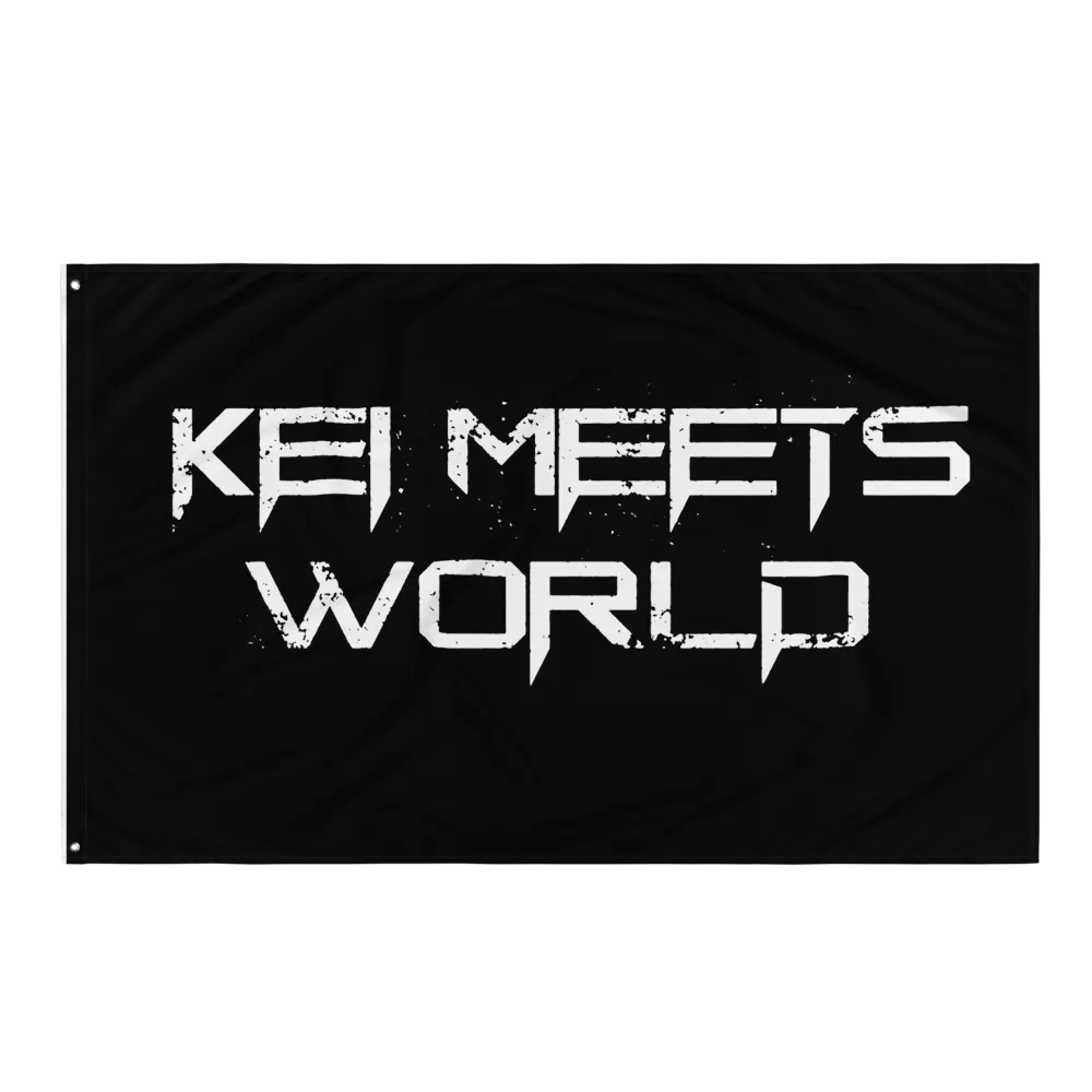 Kei Meets World Wall Flag product image (3)