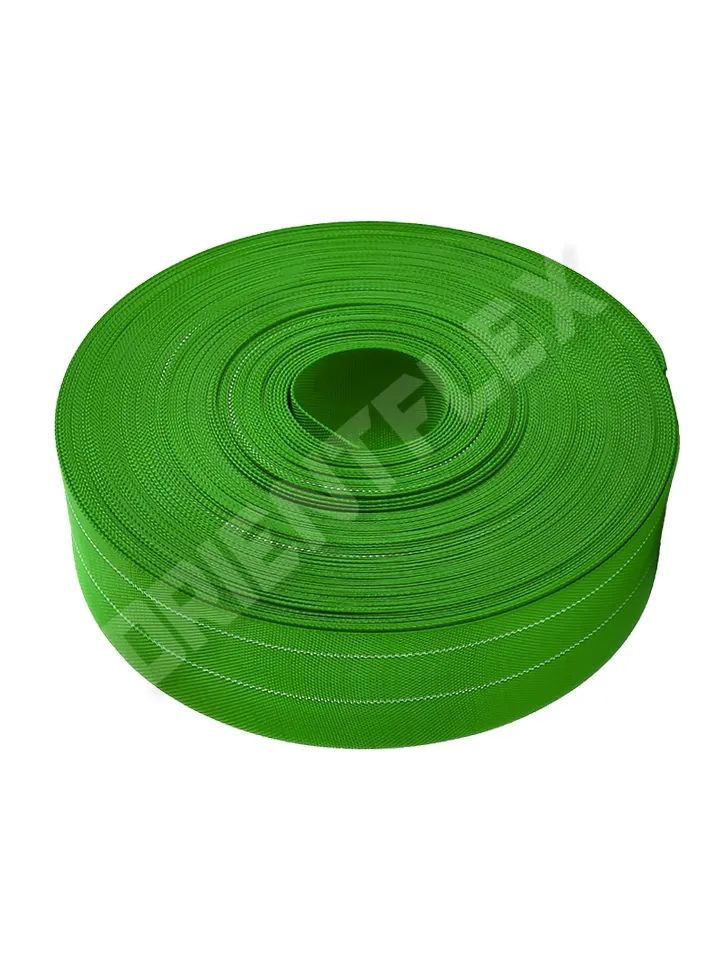 PE Fibre Lay Flat Hose (Green & Yellow & Red) product image (1)