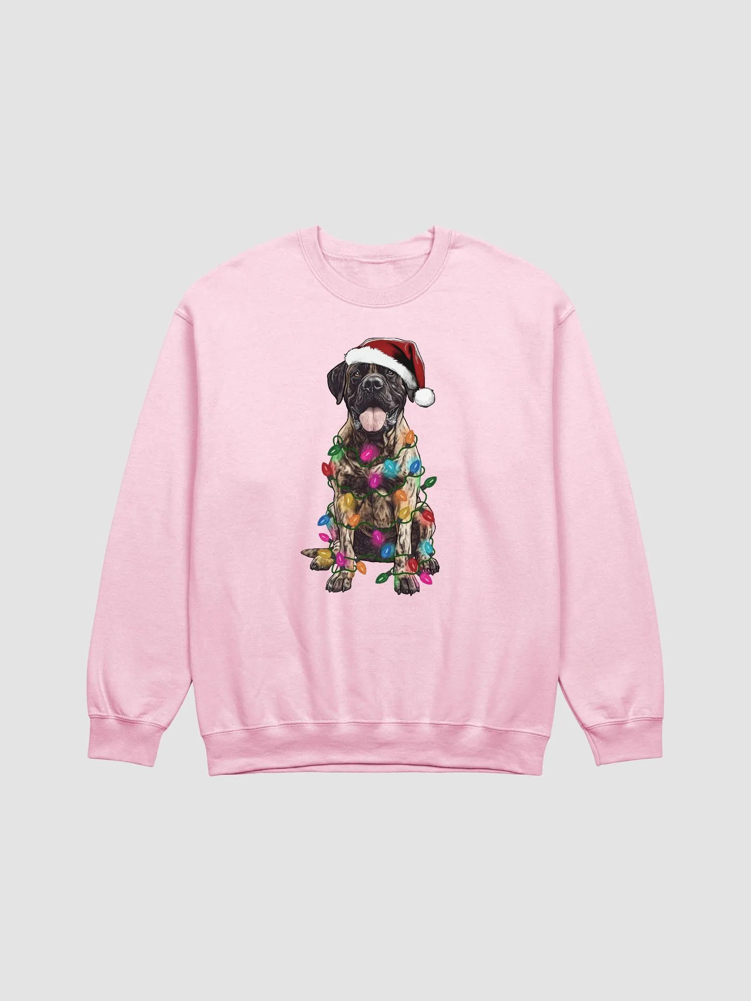 Funny English Mastiff(Brindle) Christmas Sweatshirt product image (17)